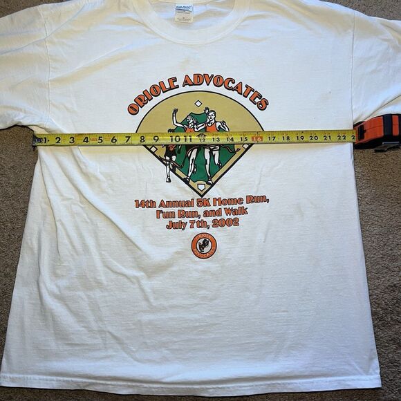 Vintage 2002 Oriole Advocates 5K Home Run Event Tee – July 7, 2002 XL - Picture 5 of 7